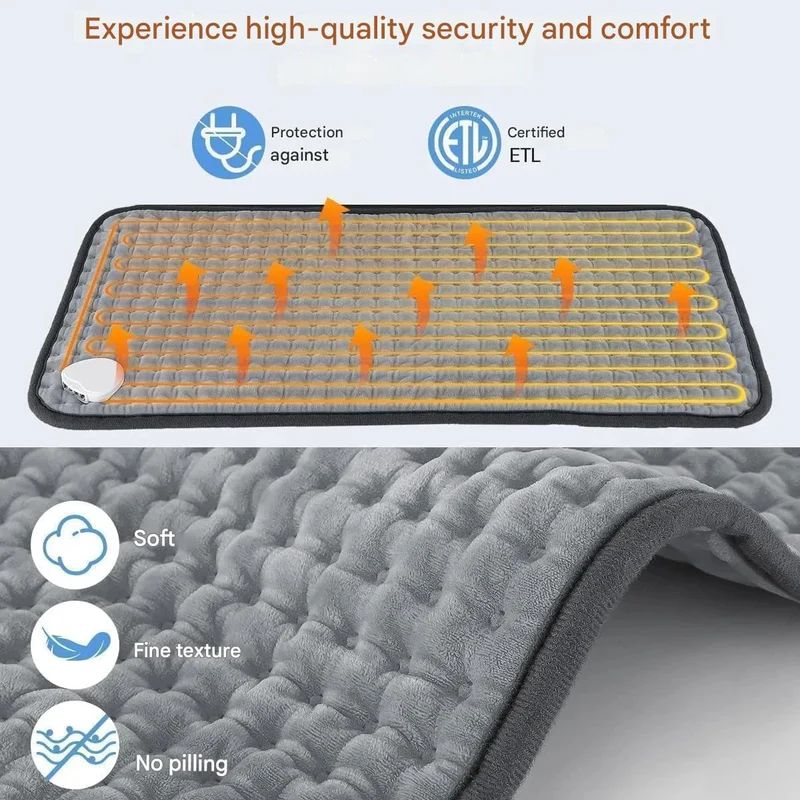 Electric Heating Pad with Digital Temperature Control