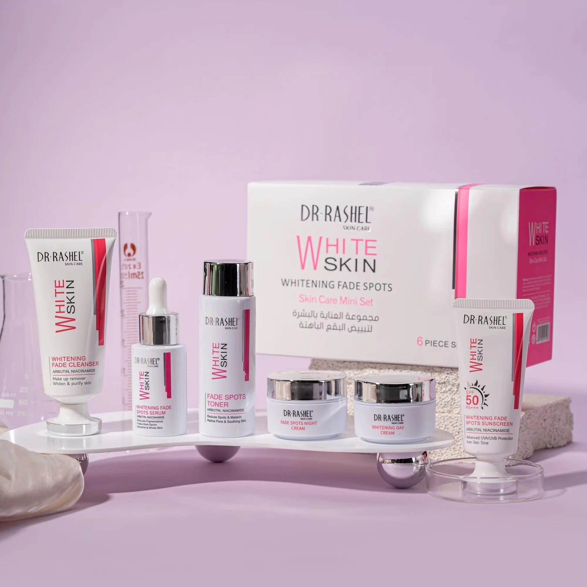 Dr. Rashel Whitening Mini Set Travel Friendly Radiance Kit