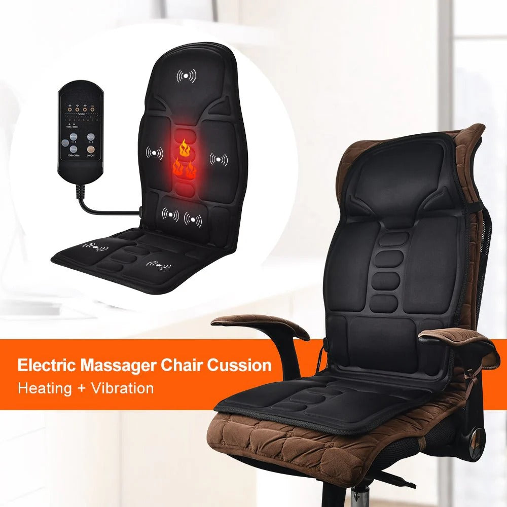 Ultimate Relief Portable Massage Seat Topper,  For Home and Car.